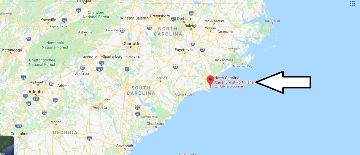 Where is North Carolina Aquarium at Fort Fisher? How much is the Fort Fisher aquarium?