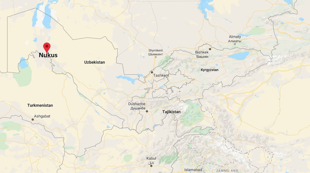 Where is Nukus Located? What Country is Nukus in? Nukus Map