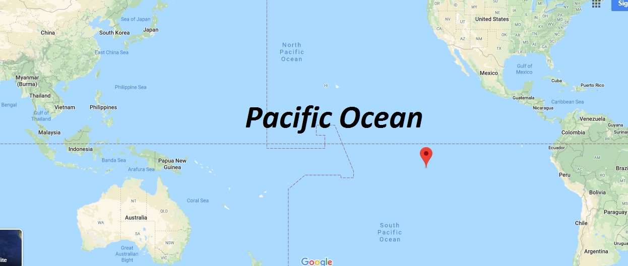 Where is Pacific Ocean? What country is in the Pacific Ocean?