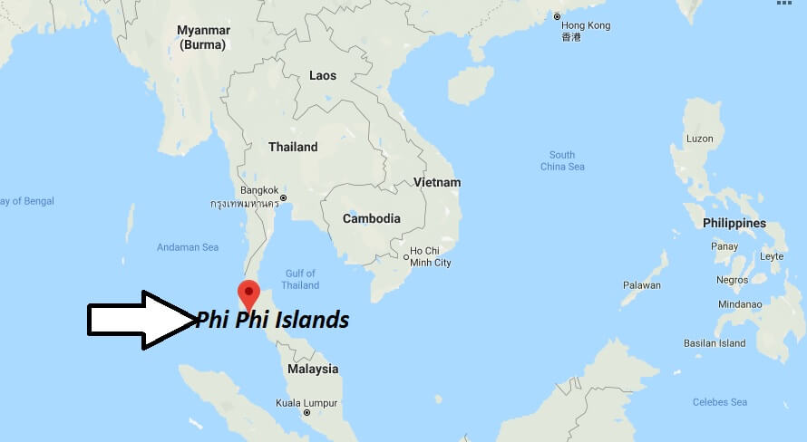 Where is Phi Phi Islands Located? What Country is Phi Phi Islands in? Phi Phi Islands Map