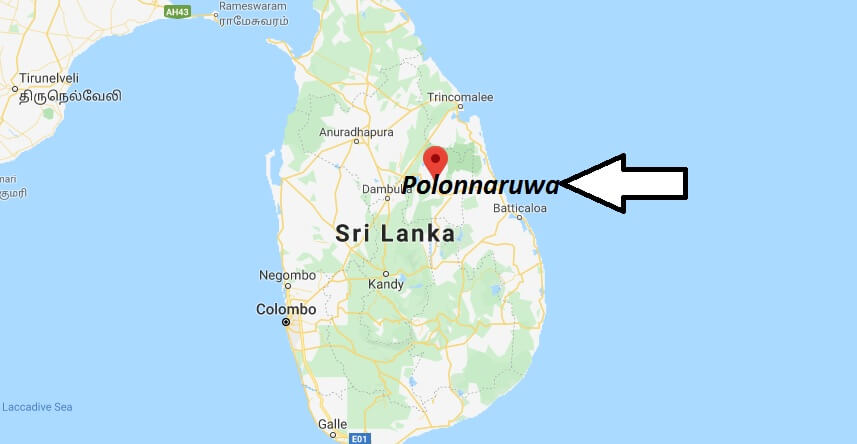 Where is Polonnaruwa Located? What Country is Polonnaruwa in? Polonnaruwa Map
