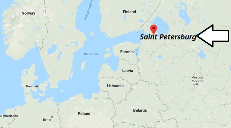 Where is Saint Petersburg Located? What Country is Saint Petersburg in? Saint Petersburg Map