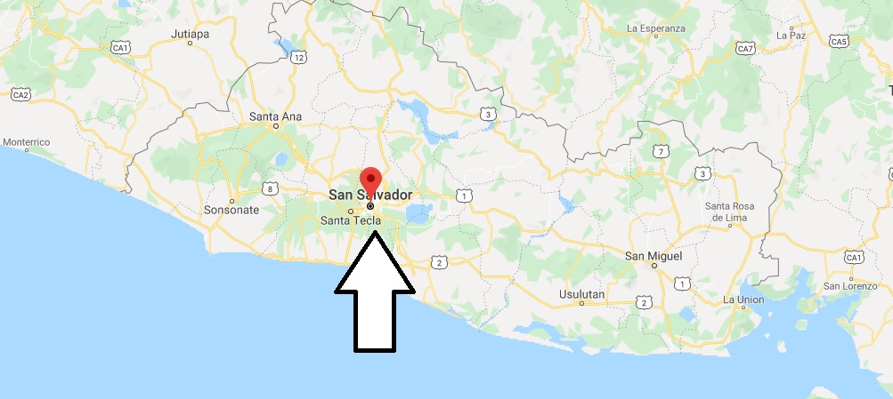 Where is San Salvador Located? What Country is San Salvador in? San Salvador Map