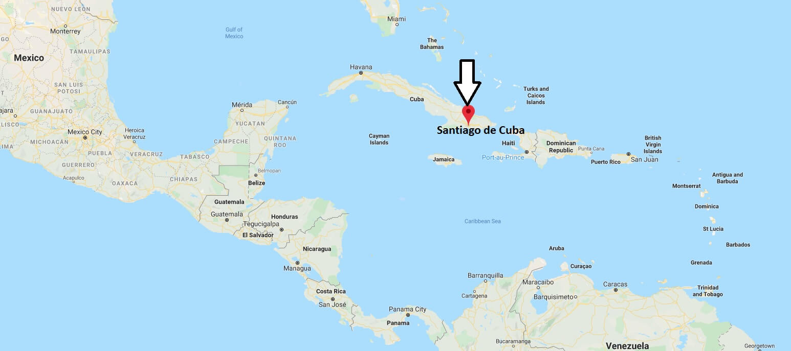 Where is Santiago de Cuba Located? What Country is Santiago de Cuba in? Santiago de Cuba Map