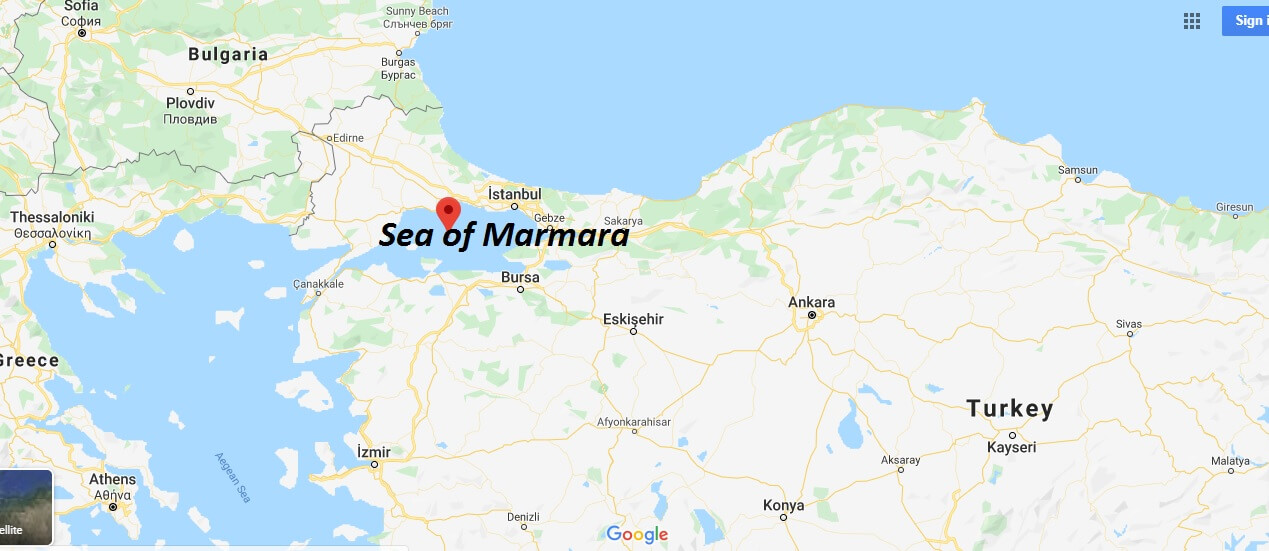 Where is Sea of Marmara? How deep is the Sea of Marmara?