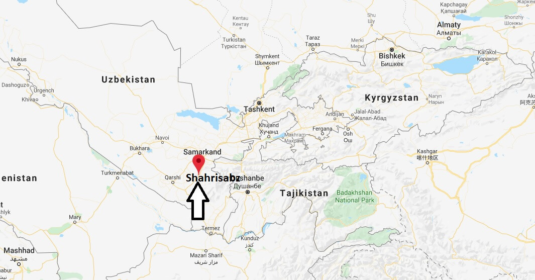 Where is Shahrisabz Located? What Country is Shahrisabz in? Shahrisabz Map