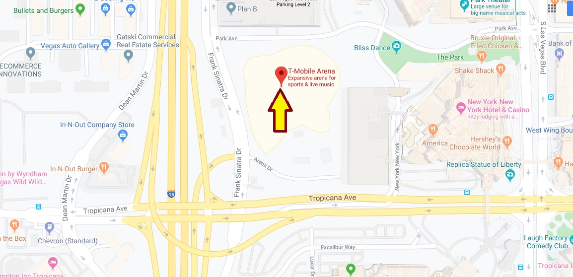 Where is T-Mobile Arena Located?