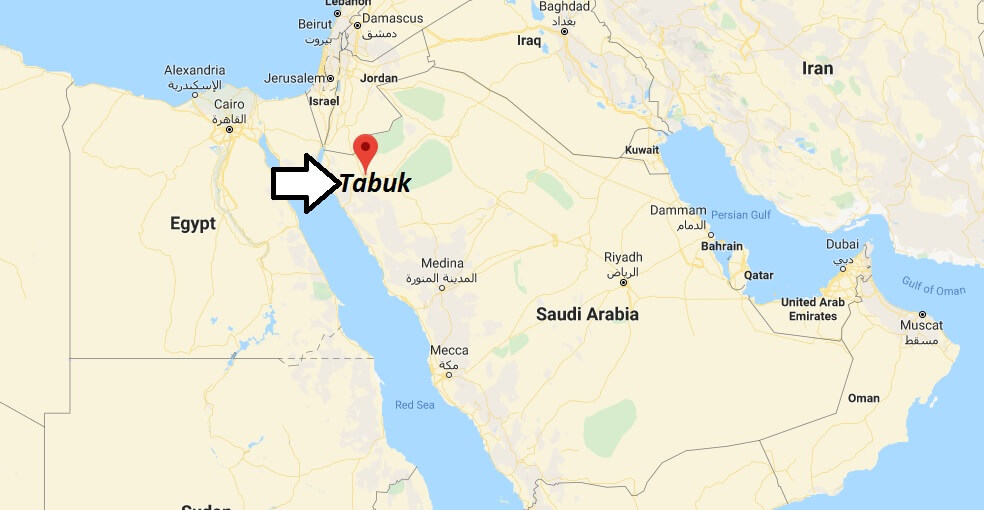 Where is Tabuk Located? What Country is Tabuk in? Tabuk Map