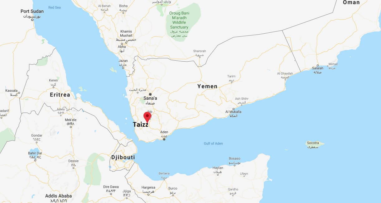 Where is Taizz Located? What Country is Taizz in? Taizz Map