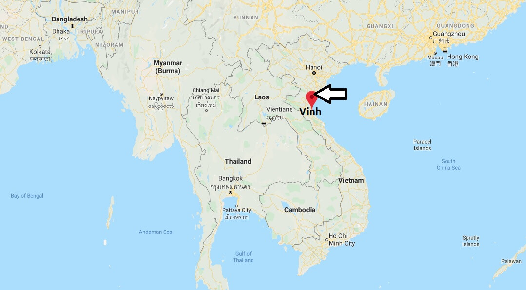 Where is Vinh Located? What Country is Vinh in? Vinh Map