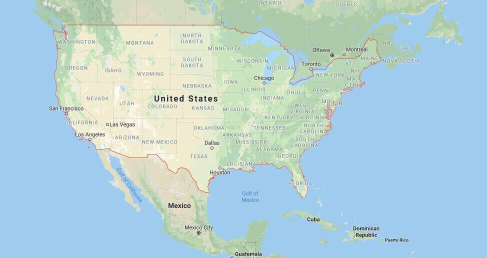 maps of united states
