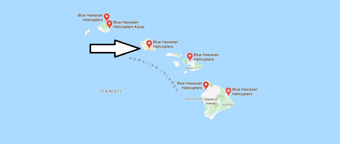 Where is Blue Hawaiian Helicopters? Which Hawaiian island is best for a helicopter tour?