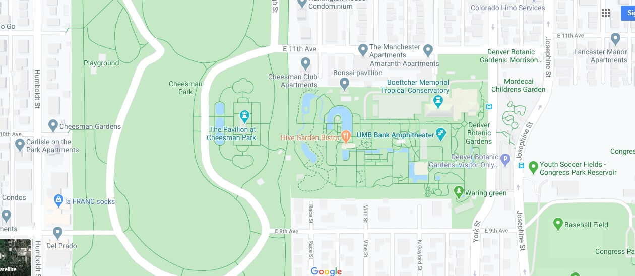 Where is Denver Botanic Gardens? How much is Denver Botanic Gardens?