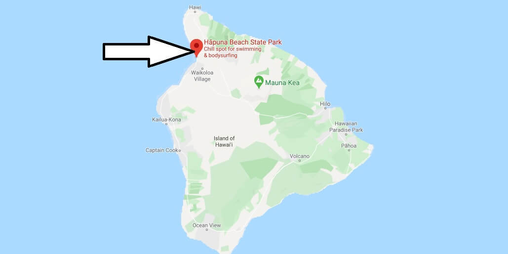 Where is Hāpuna Beach State Park? What city is Hapuna Beach in?
