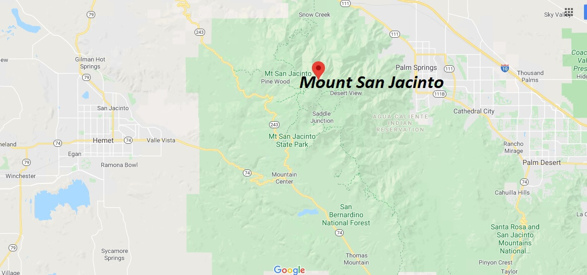 Where is Mount San Jacinto? How do you get to Mount San Jacinto State Park?