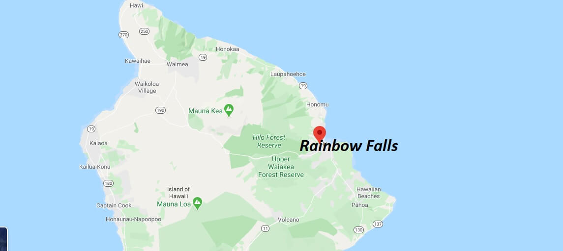 Where is Rainbow Falls? How do I get to Rainbow Falls?