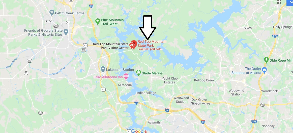 Where is Red Top Mountain State Park? What is there to do at Red Top Mountain?