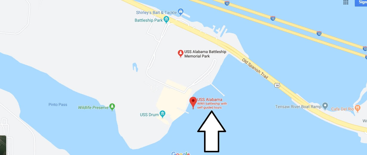 Where is USS Alabama Battleship Memorial Park? Where is the USS Alabama docked at?