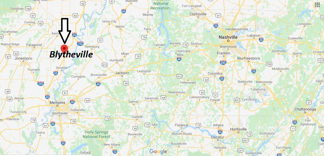 Where is Blytheville Arkansas? What county is Blytheville in? Blytheville Map
