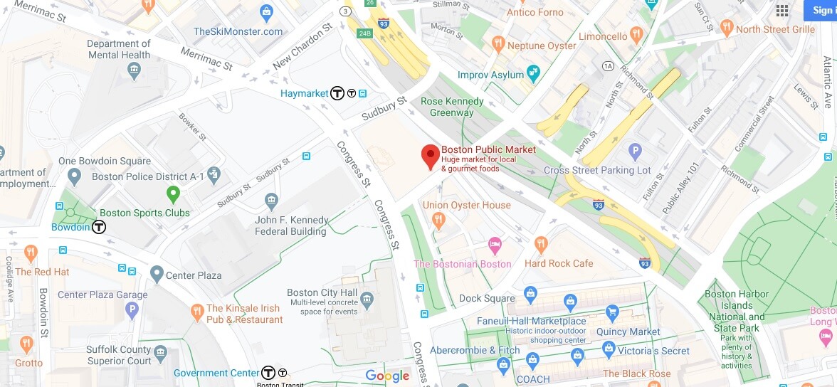 Where is Boston Public Market? Where do you park for the Boston Public Market?