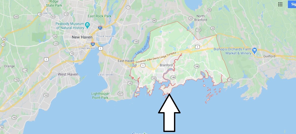 Where is Branford, Connecticut? What county is Branford in? Branford Map