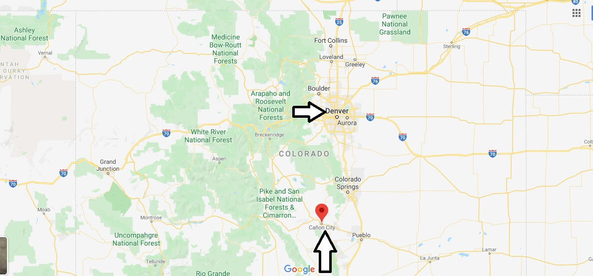 Where is Canon City, Colorado? What county is Canon City in? Canon City Map