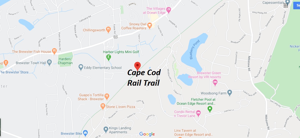 Where is Cape Cod Rail Trail? Where does the Cape Cod Rail Trail start?