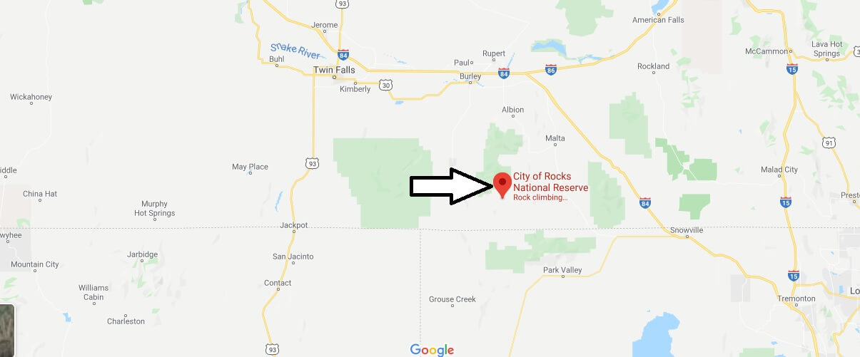 Where is City of Rocks National Reserve?
