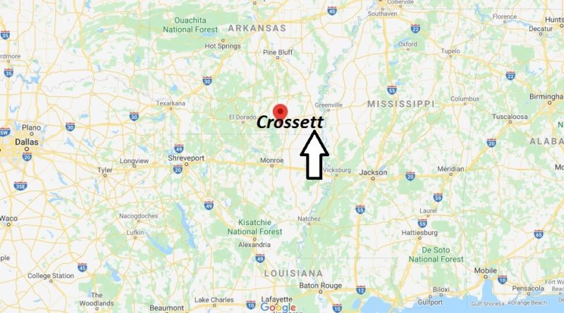 Where is Crossett Arkansas? What county is Crossett in? Crossett Map