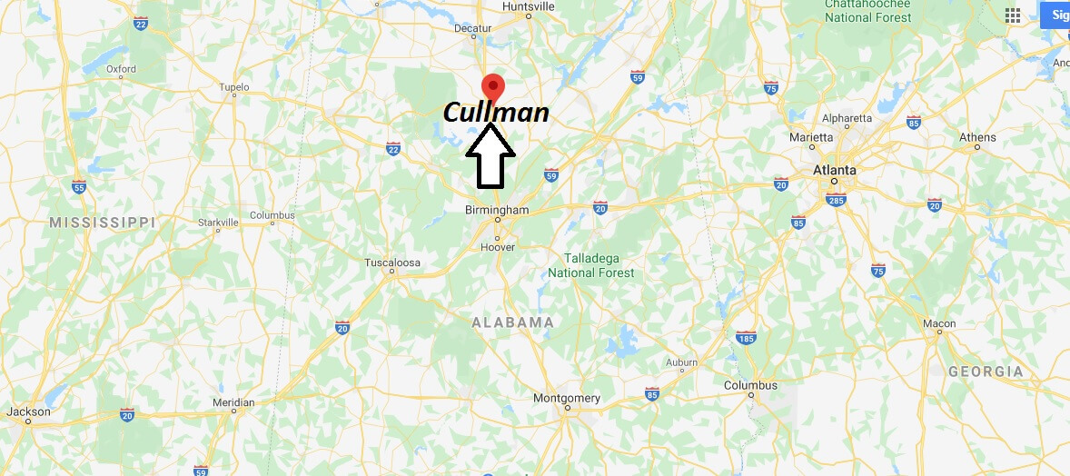 Where is Cullman Alabama? What county is Cullman in?