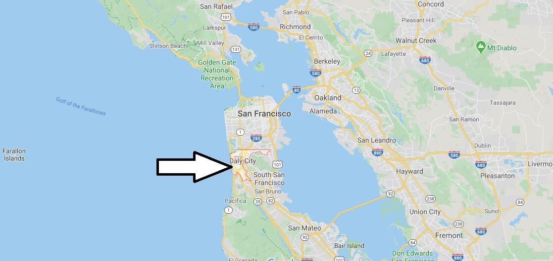 Where is Daly City, California? What county is Daly City in? Daly City Map