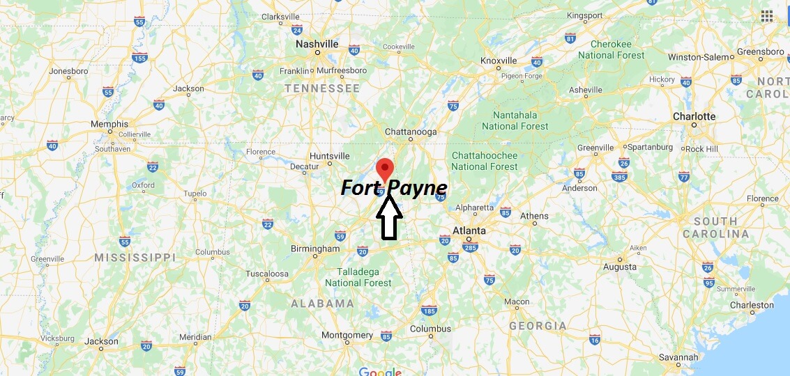 Where is Fort Payne Alabama? What county is Fort Payne in?