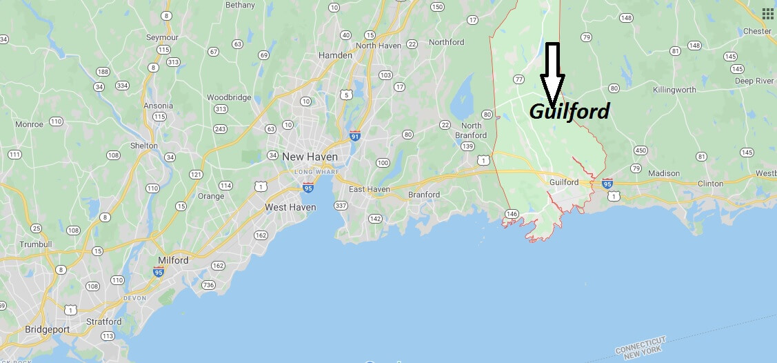 Where is Guilford, Connecticut? What county is Guilford in? Guilford Map