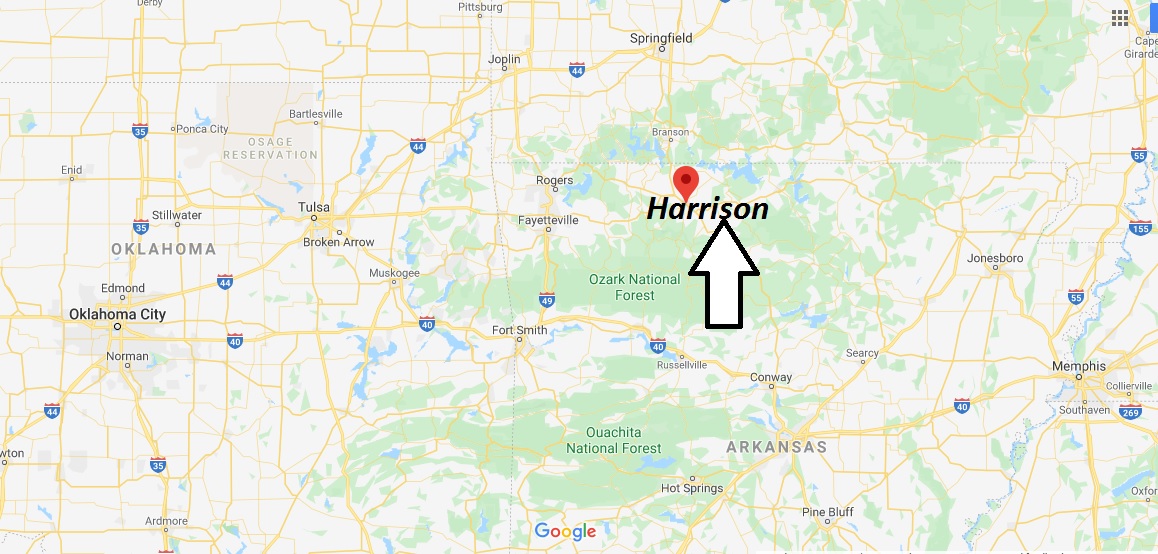 Where is Harrison Arkansas? What county is Harrison in? Harrison Map