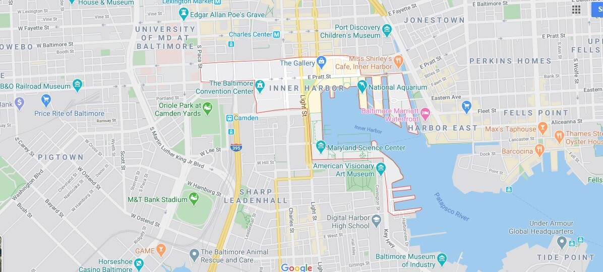 Where Is Inner Harbor Is The Inner Harbor In Baltimore Safe 