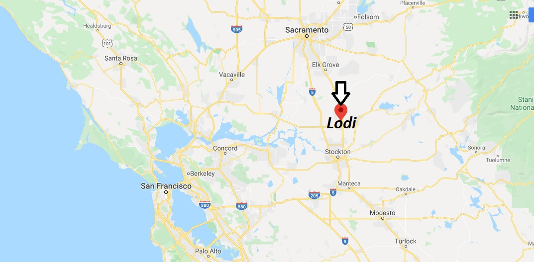 Where is Lodi, California? What county is Lodi in? Lodi Map