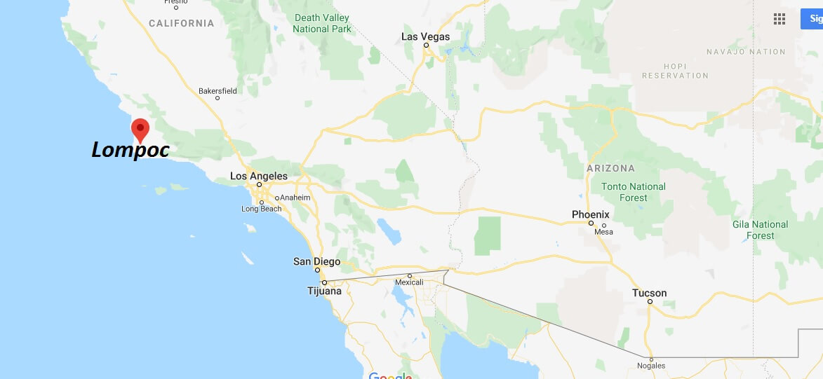 Where is Lompoc, California? What county is Lompoc in? Lompoc Map
