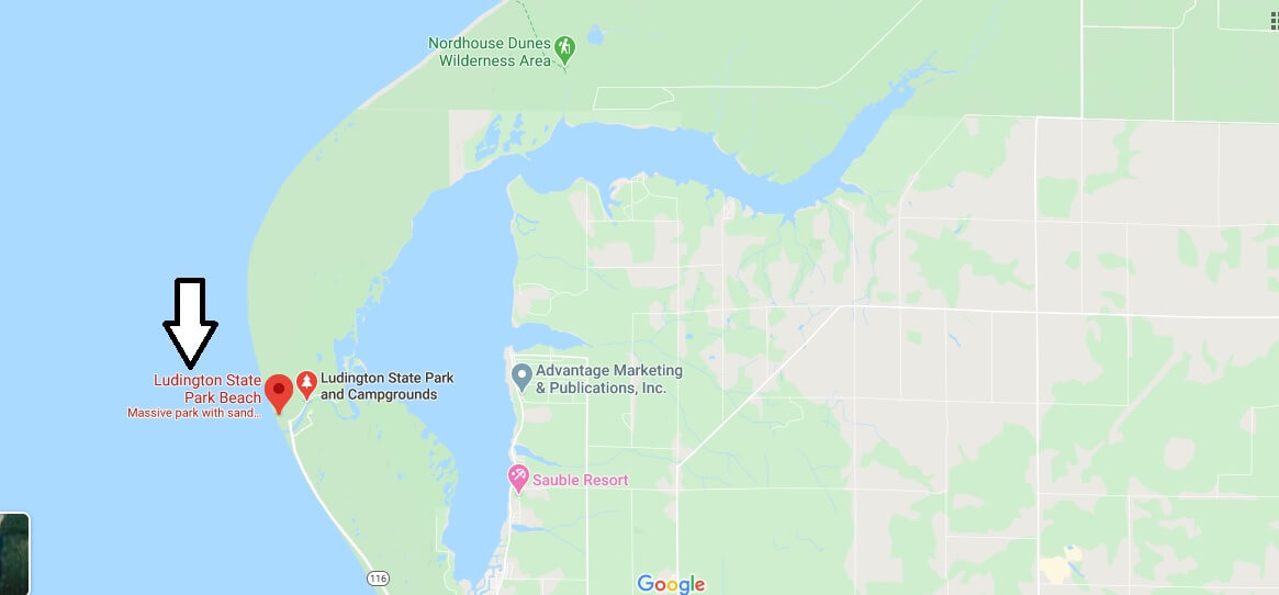 Where is Ludington State Park? How much does it cost to get into Ludington State Park?