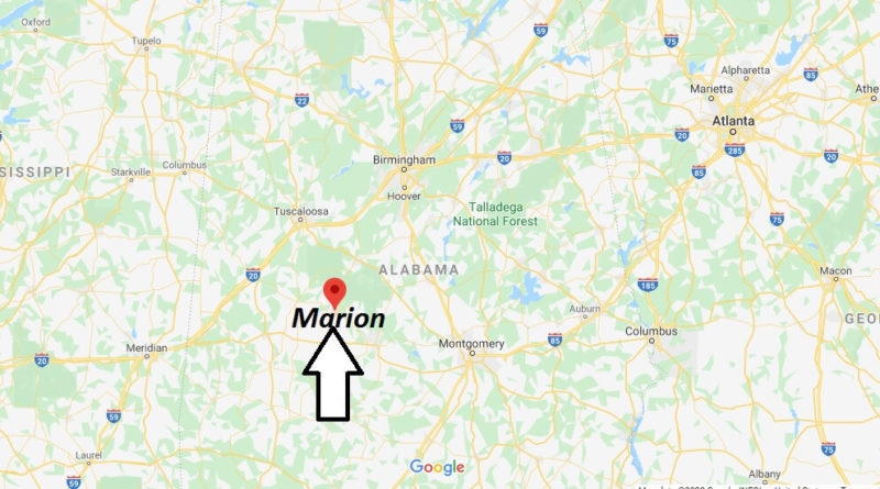 Where is Marion Alabama? What county is Marion in?