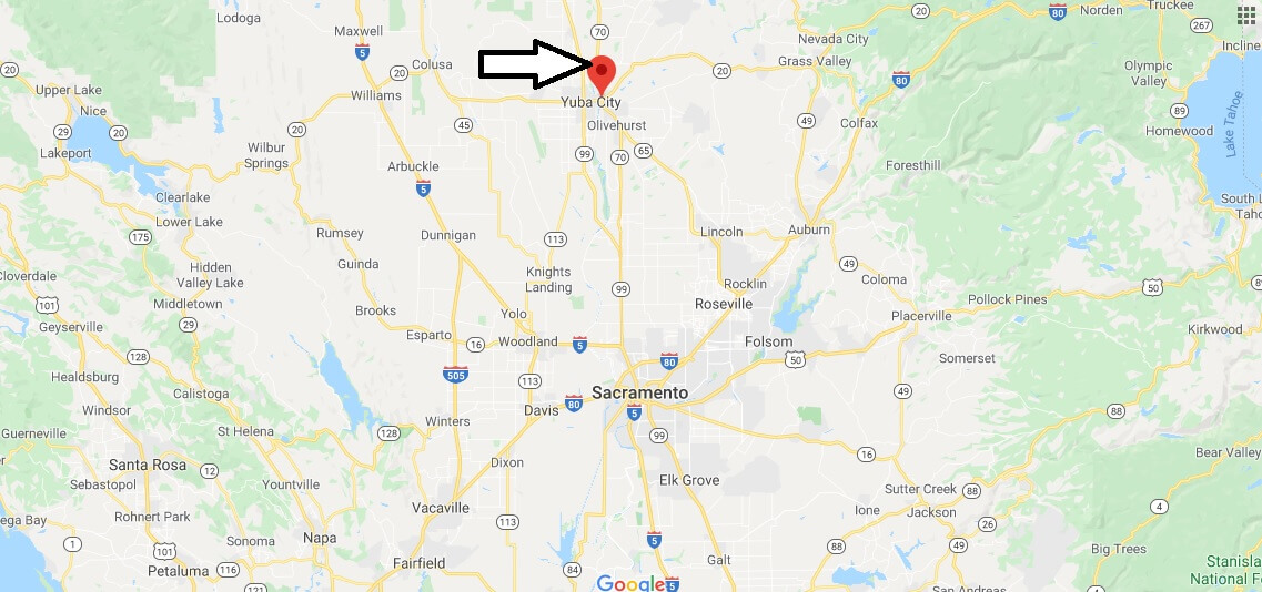 Where is Marysville, California? What county is Marysville in? Marysville Map