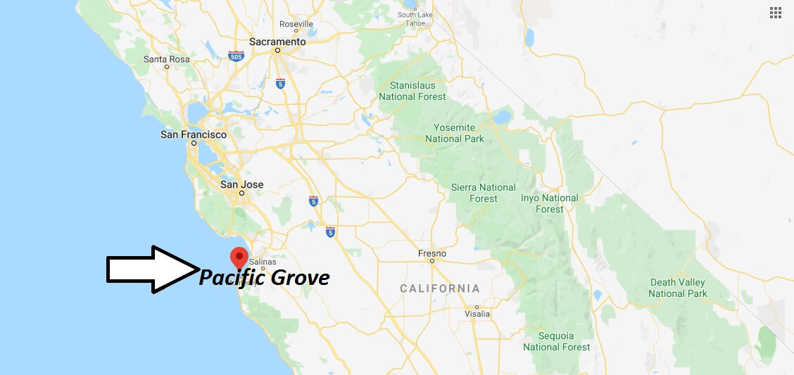 Where is Pacific Grove, California? What county is Pacific Grove in? Pacific Grove Map