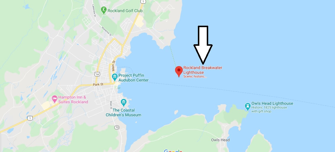 Where is Rockland Breakwater Light? What hotels are near Rockland Breakwater Light?