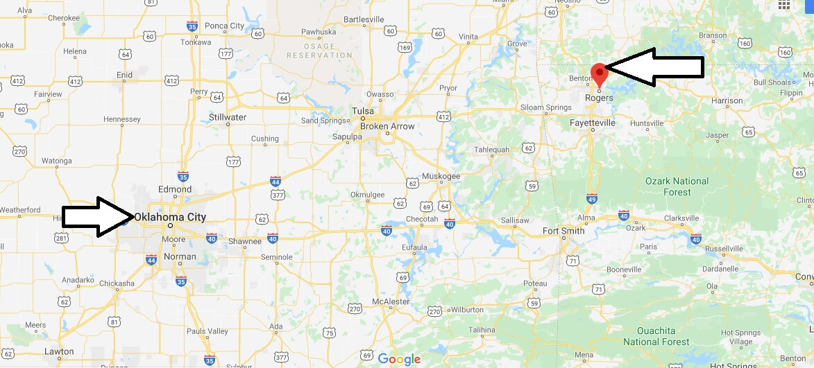Where is Rogers Arkansas? What county is Rogers in? Rogers Map