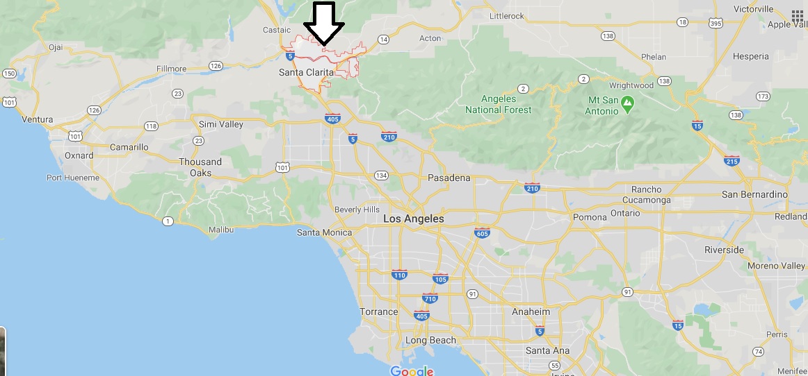 Where is Santa Clarita, California? What county is Santa Clarita in? Santa Clarita Map