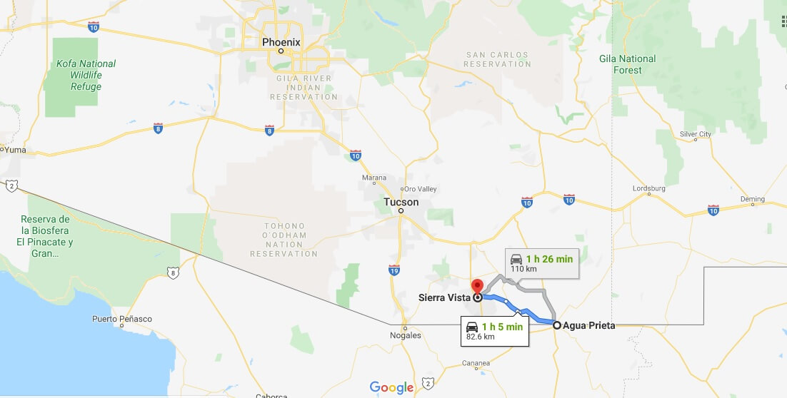 Where is Sierra Vista Arizona? What county is Sierra Vista in? Sierra Vista Map