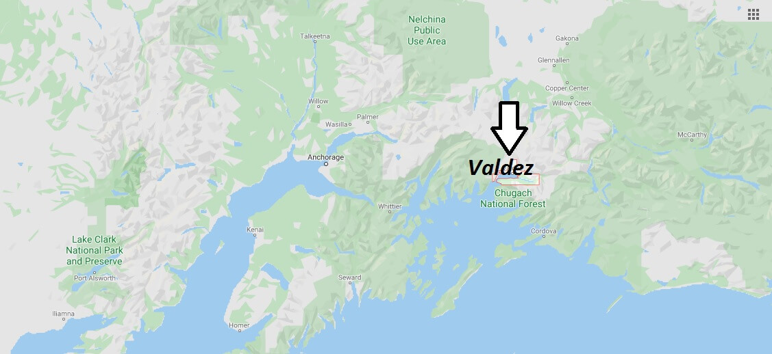 Where is Valdez Alaska? What county is Valdez in? Valdez Map