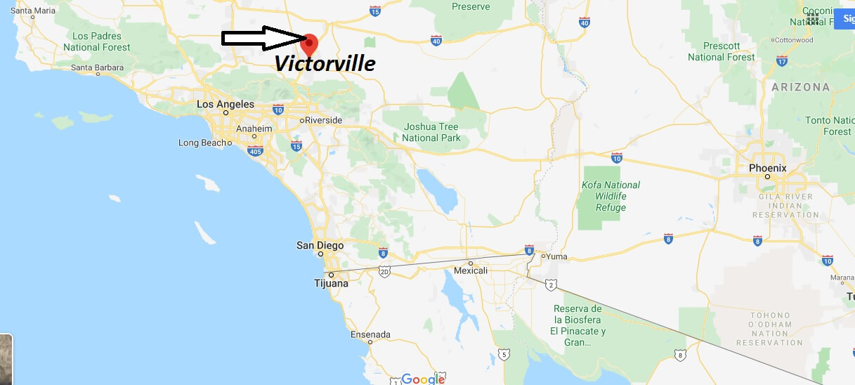 Where is Victorville, California? What county is Victorville in? Victorville Map