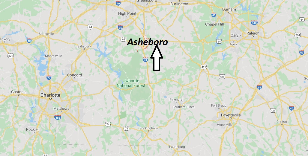 Where is Asheboro, North Carolina? What county is Asheboro North Carolina in