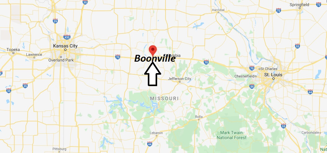 Where is Boonville, Missouri? What county is Boonville in? Boonville Map