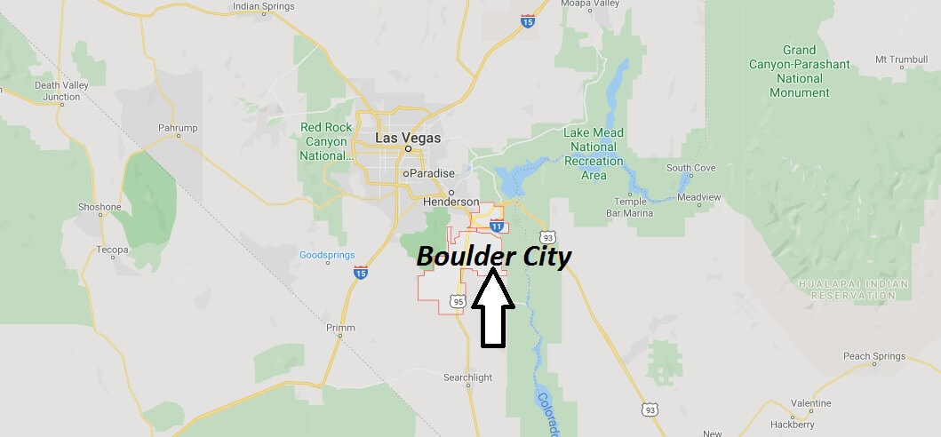 Where is Boulder City, Nevada? What county is Boulder City in? Boulder City Map
